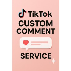 틱톡 커스텀 댓글 서비스